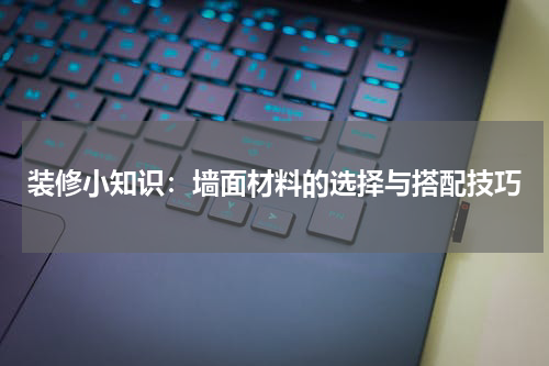 装修小知识：墙面材料的选择与搭配技巧