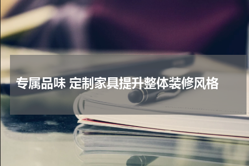  专属品味 定制家具提升整体装修风格