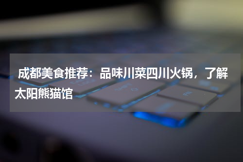  成都美食推荐：品味川菜四川火锅，了解太阳熊猫馆