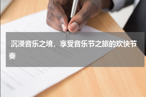  沉浸音乐之境，享受音乐节之旅的欢快节奏
