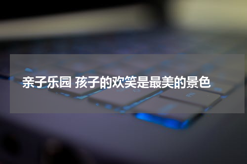  亲子乐园 孩子的欢笑是最美的景色
