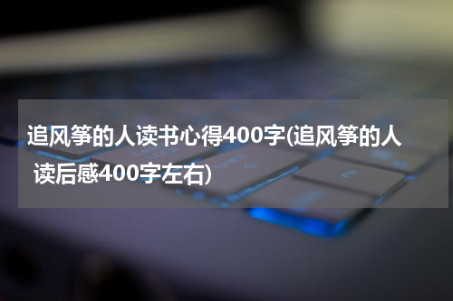 追风筝的人读书心得400字(追风筝的人 读后感400字左右)