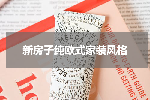 新房子纯欧式家装风格