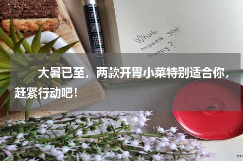 　　大暑已至，两款开胃小菜特别适合你，赶紧行动吧！